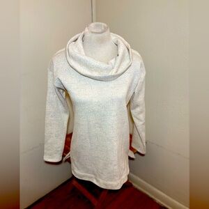 T by Talbots Cowl Neck Fleece